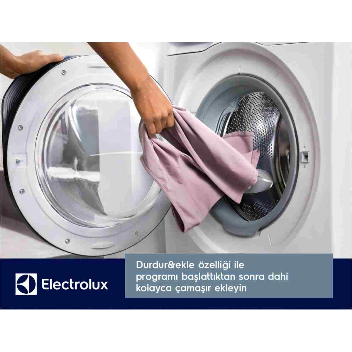 Electrolux EW6F9452T AI WashAssist 10,5kg 1400 Dev A Sınıfı FullWash45' Programlı Inverter Çamaşır Makinesi - Görsel 26