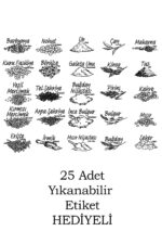 Porsima Org-432 Etiketli Kare 12li Bakliyat Erzak Saklama Kabı Seti Şeffaf 1700 ml - Görsel 5