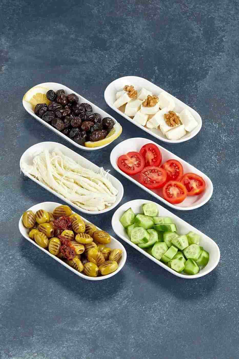 ada8402cdfc96bbd72aaf1e59f5022ed HOMENESS Kahvaltılık Sunumluk Çerezlik Tabak Kahvaltı Takımı 6 Adet Tabak - Görsel 1