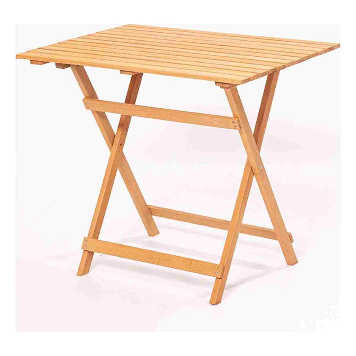 Meya Dekor Balkon Bahçe 60x80 Cm Masa 3’lü Katlanabilir Bistro Set 2 Sandalye 1 Bahçe 60x80 Cm Masa - Görsel 5