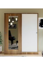Metalia GM 347 MENEKŞE BEYAZ SÜRGÜLÜ GARDIROP - Görsel 7