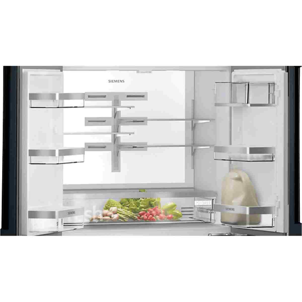 Siemens KF96RSBEA 458L 4 Kapılı Alttan Donduruculu Buzdolabı Siyah - Görsel 4