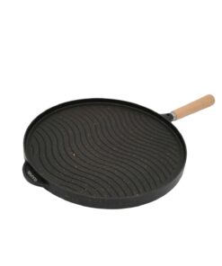 Culinal Çift Taraflı Döküm 36cm Bazlama Pizza Grill Gözleme Tavası - Görsel 8