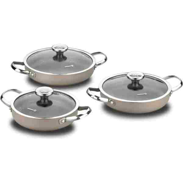 KORKMAZ Zeta 6 Parça Bej Omlet Set A1356
