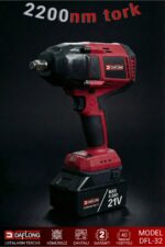 DAFLONG PRO DİJİTAL EKRANLI DİJİTAL AYARLANABİLİR DEVİRLİ 2200 TORK SOMUN SIKMA MAKİNA DFL-32