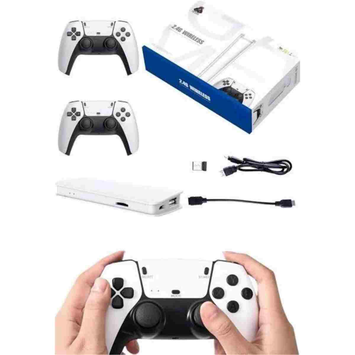 Lisinya Yeni nesil 4k Hd 2.4g Kablosuz Kol 3000 Oyunlu Game Station Retro Atari Game Box - - Görsel 8
