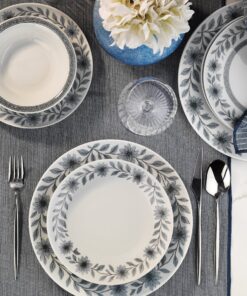 Kütahya Porselen Meadow 24 Parça 6 Kişilik Yemek Takımı