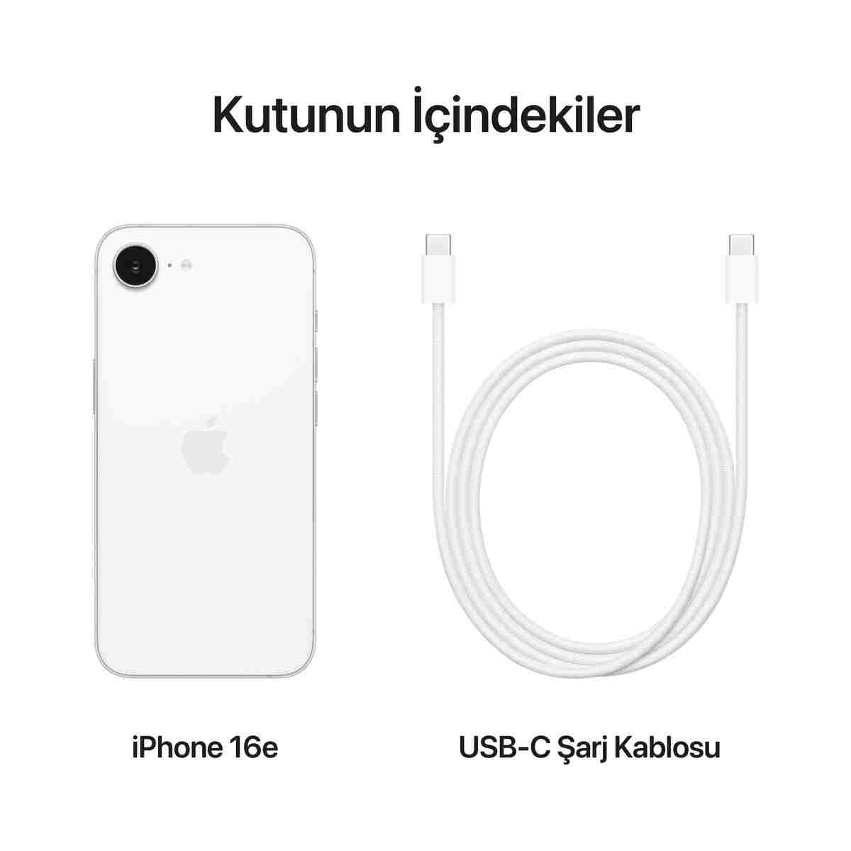 Apple iPhone 16e 256GB Beyaz - Görsel 7