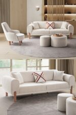 EDSY HOME Armoni 3+1 Koltuk Takımı Antrasit - Görsel 9