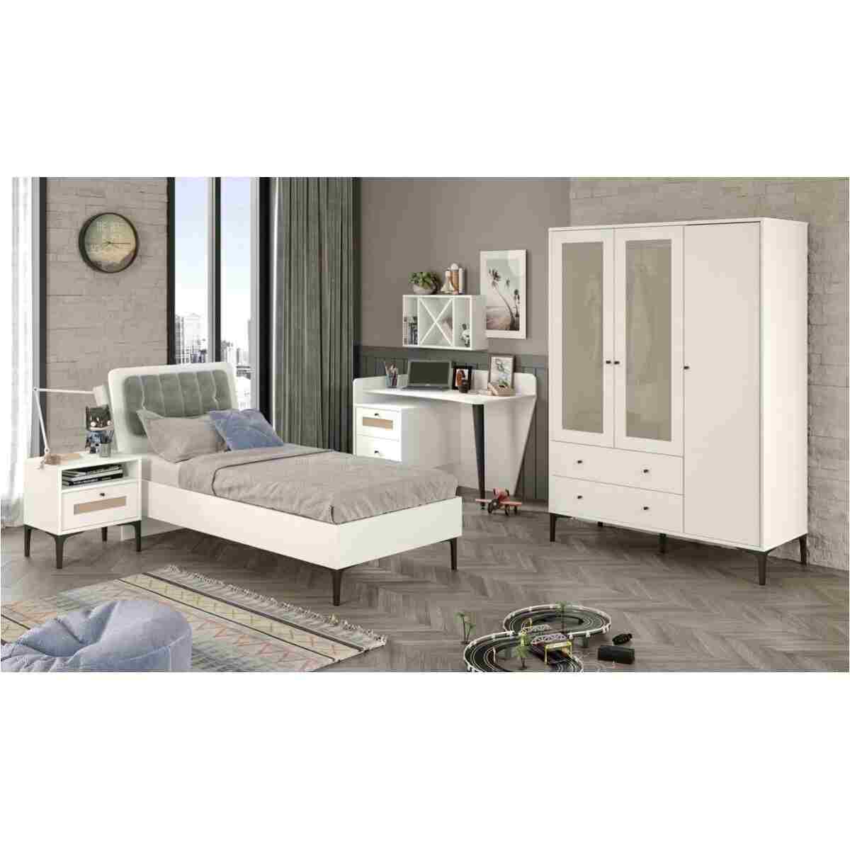VENATTO Trio White L Genç Odası Takımı(%100mdf) - Görsel 3
