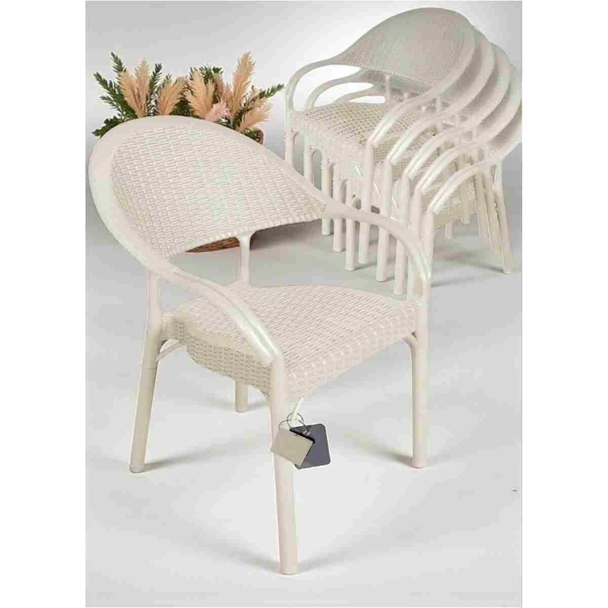 nar sokağı Bambu Kapiçino 90x150 Cm Camsız Rattan Bahçe Balkon Masa Takımı - Görsel 8
