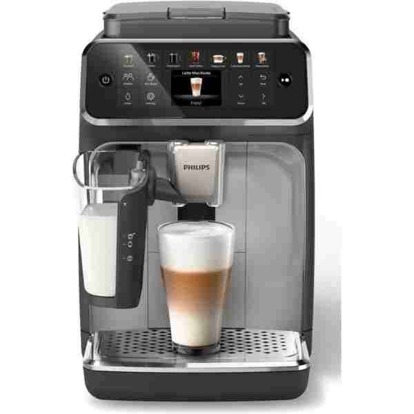 Philips 4400 Serisi LatteGo Tam Otomatik Espresso Makinesi, 12 Sıcak ve Soğuk İçecek, QuickStart, EP4446/70