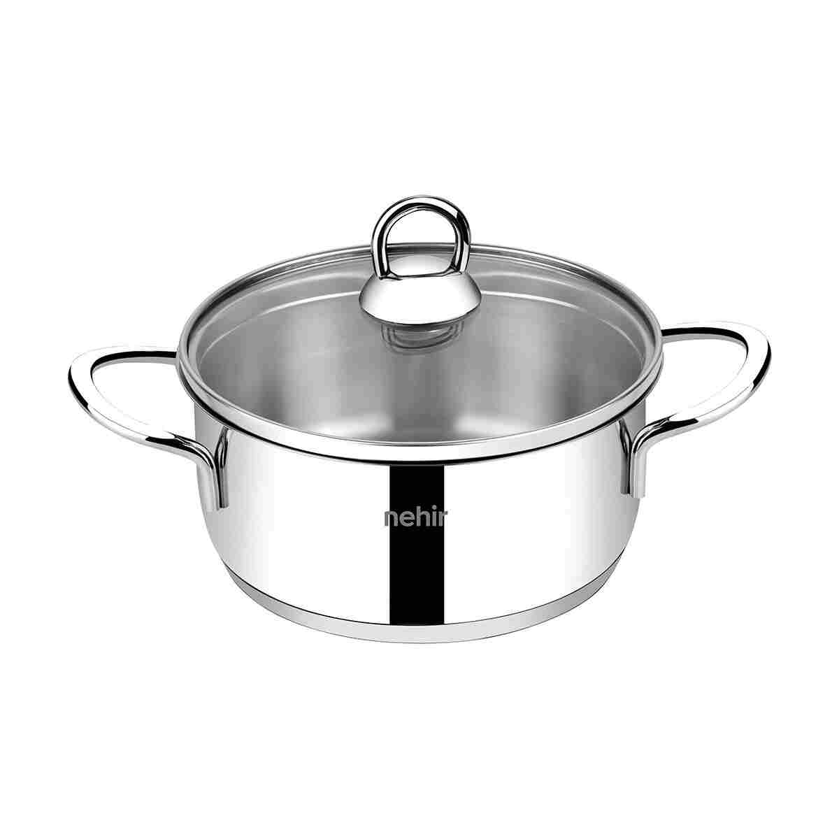 Nehir Silver 6 Parça Paslanmaz Çelik Mini Tencere Seti (12-14-16 cm) - Görsel 8