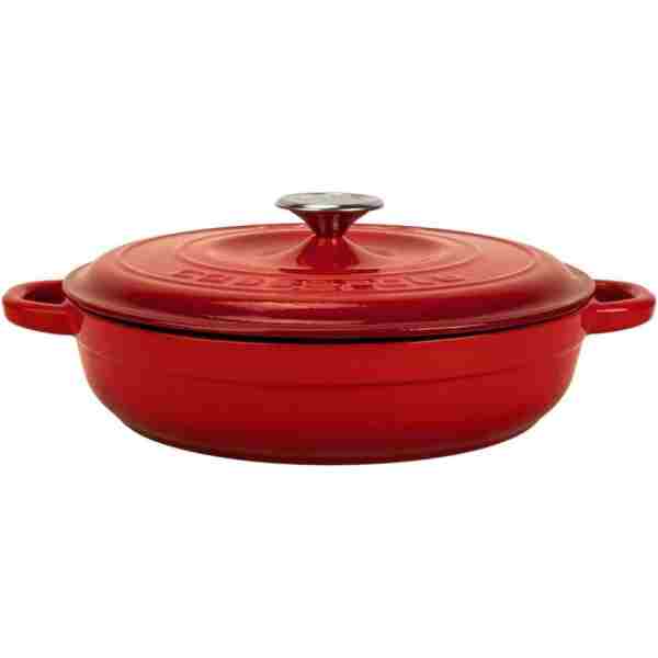 Lava Döküm Yuvarlak Çok Amaçlı Yayvan Tencere New Heritage Serisi Çap(Ø)28cm.