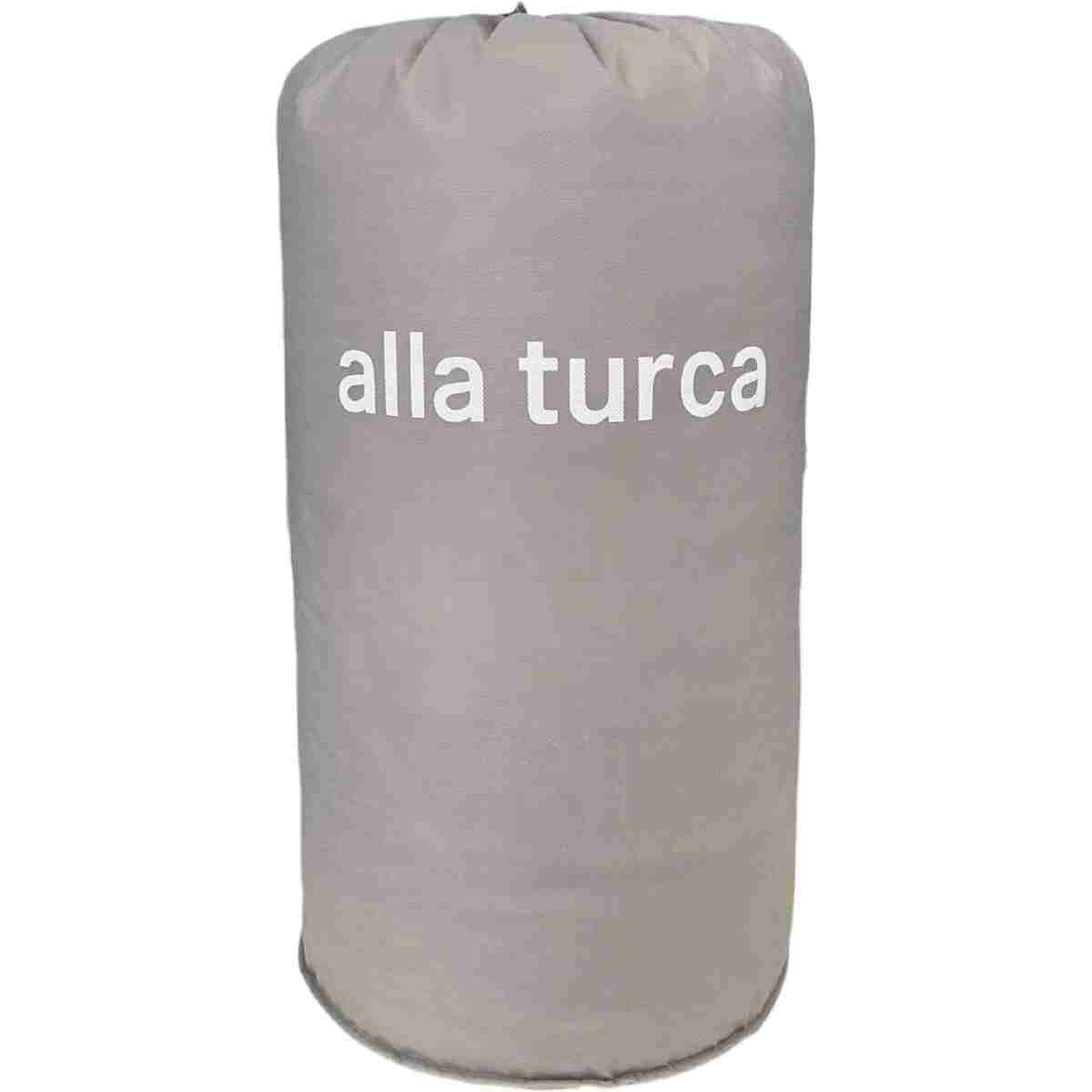 Alla Turca Lux Uyku Seti-çift Kişilik-lastikli Çarşaflı 4yastık Kılıflı-özel Çantada Antrasit/krem - Görsel 2