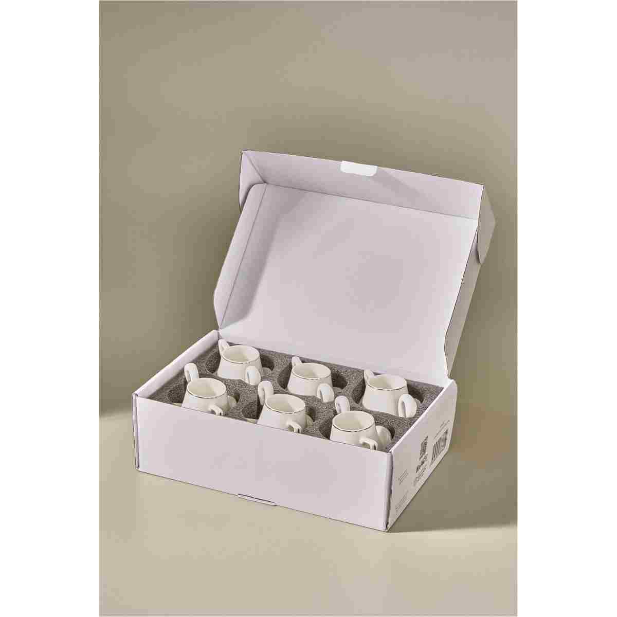Karaca Swan 6 Kişilik Kahve Fincan Takımı 90 ml - Görsel 10
