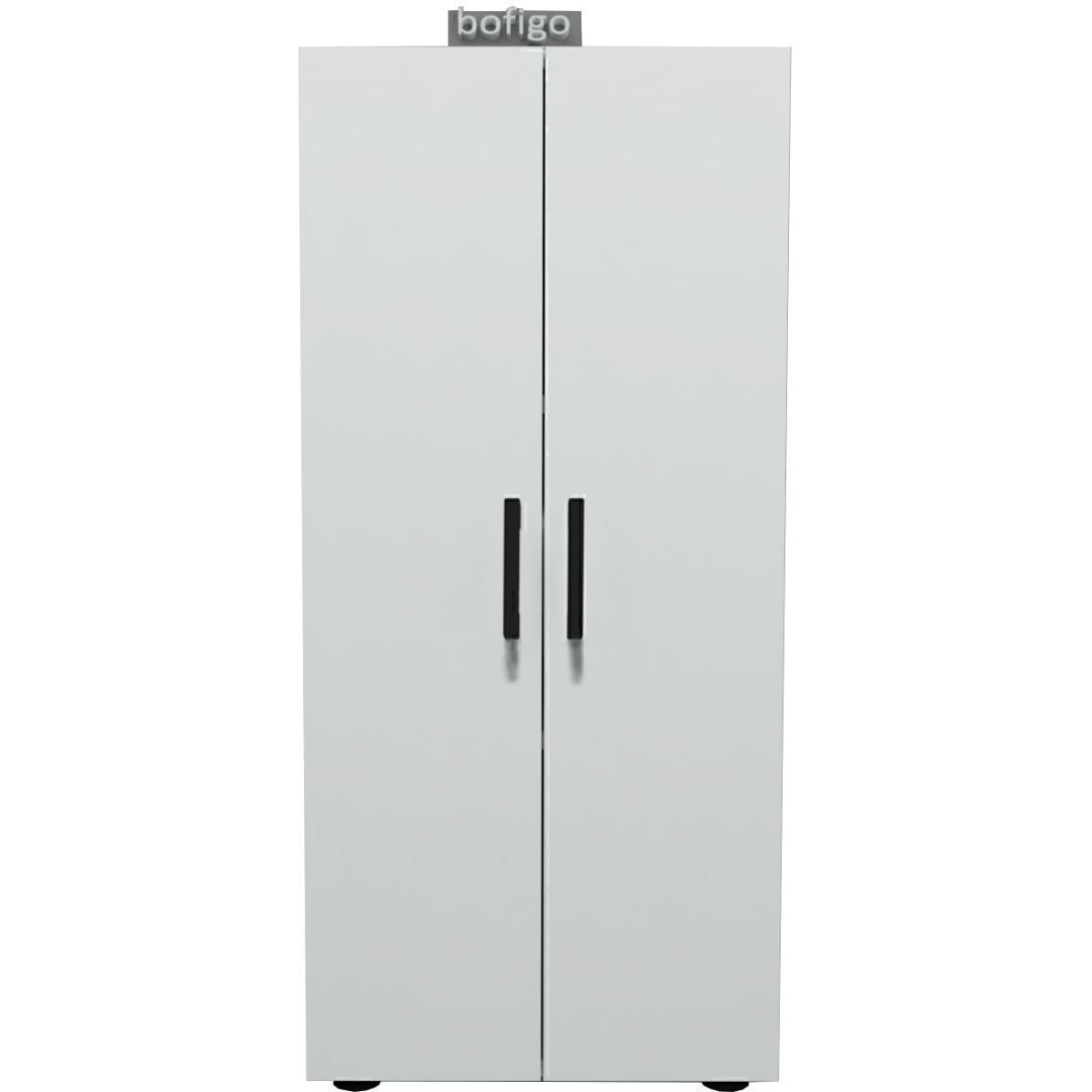 Bofigo 3 Raflı 2 Kapaklı Klasörlük Dolabı Mutfak Dolabı Banyo Dolabı Çok Amaçlı Dolap Fulya Beyaz - Görsel 8