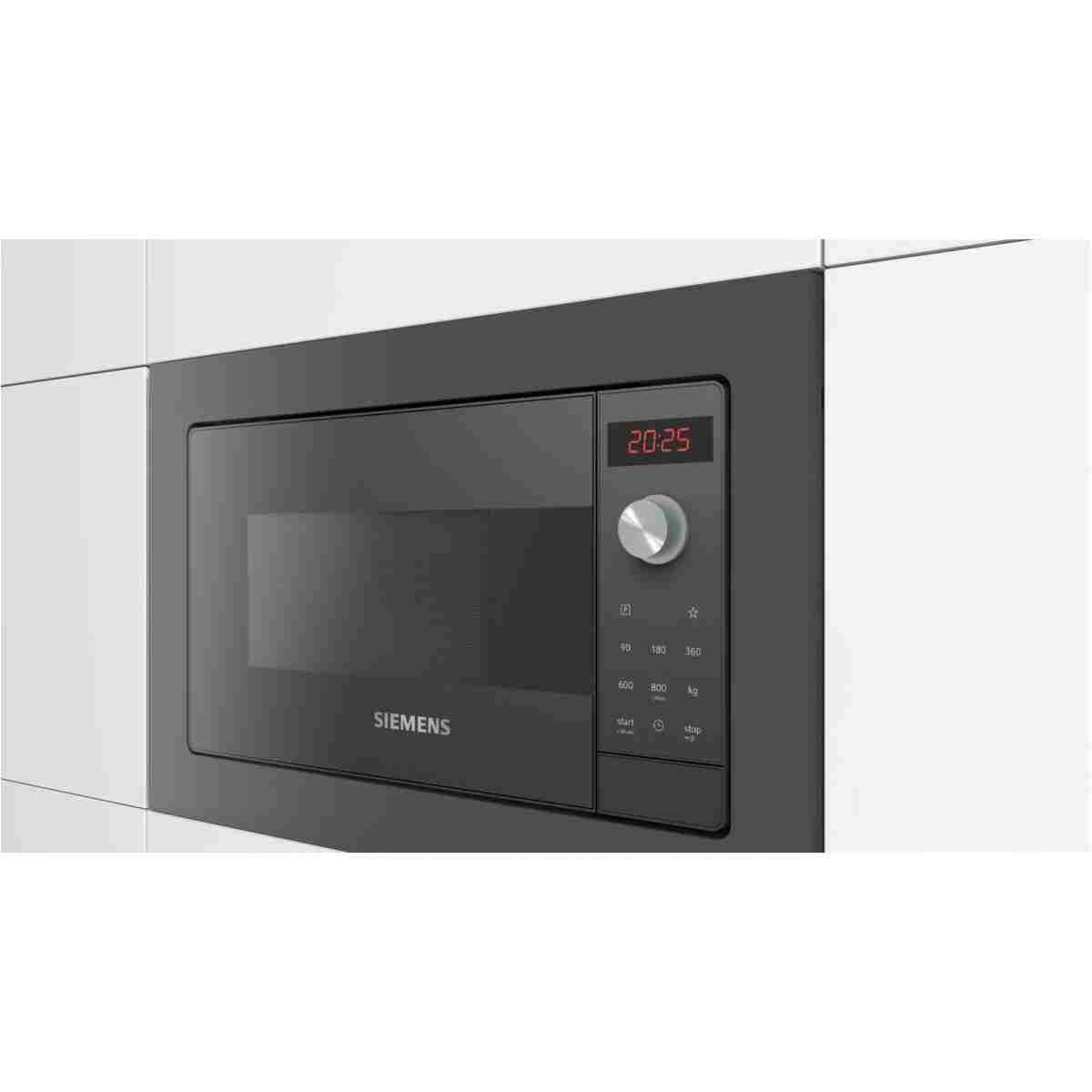 Siemens 1000 W ve Altı BF623LMG3 Gri Ankastre Mikrodalga Resmi Distribütör Garantili Gri Ankastre 2 Yıl Yok - Görsel 2