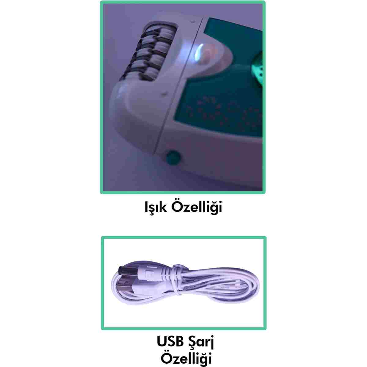 indirimsevinci 2’si 1 Arada Epilasyon ve Tıraş Cihazı Mavi Renk | LED Işıklı, USB Şarjlı, 2 Hız Ayarlı - Görsel 4