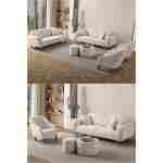 EDSY HOME Regnum Koltuk Takımı 3+3+1+1 Krem Renk