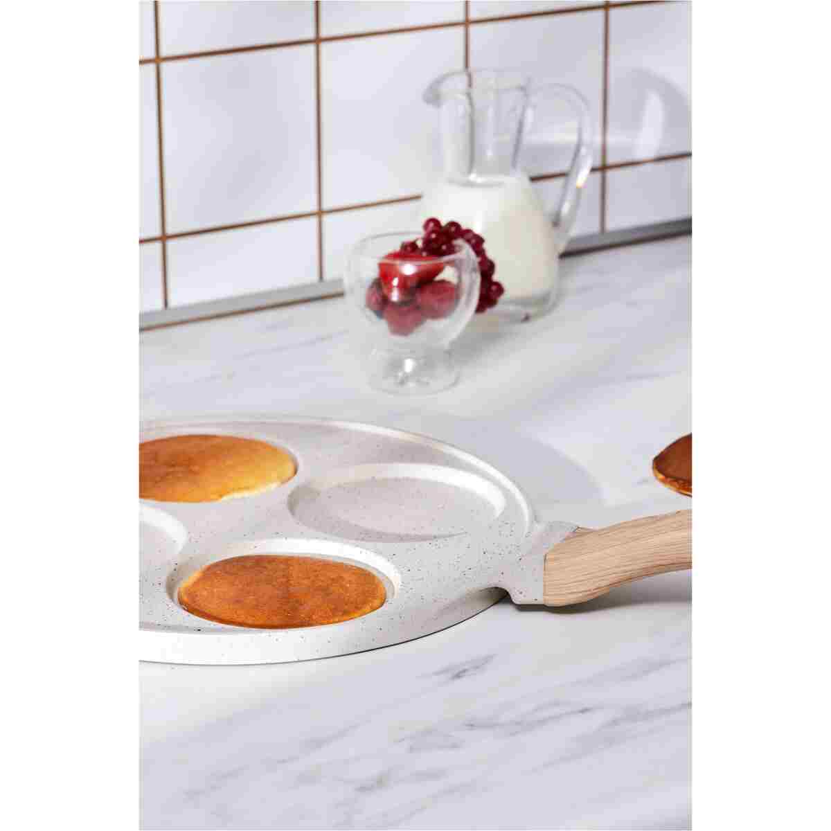 Karaca Mutfaksever Biogranit Döküm 4 Egg/Pankek Tava 26 Cm - Görsel 10