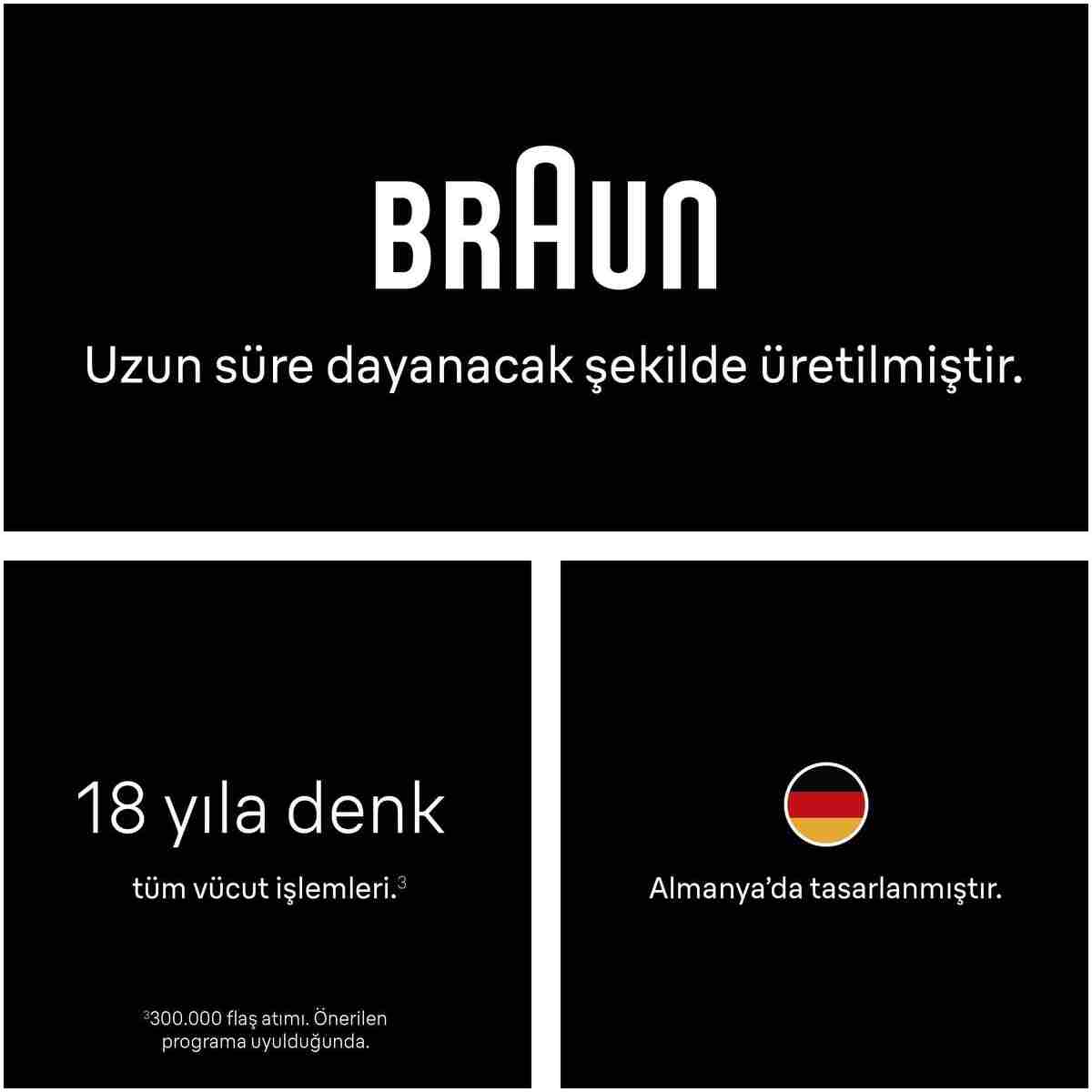 Braun IPL Silk·expert Pro 3, Evde Lazerle Tüy Alma, Çanta, Gillette Venus, 2 Başlık, PL3122 - Görsel 14