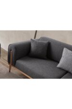 EDSY HOME Riva 3+1 Koltuk Takımı Antrasit - Görsel 6