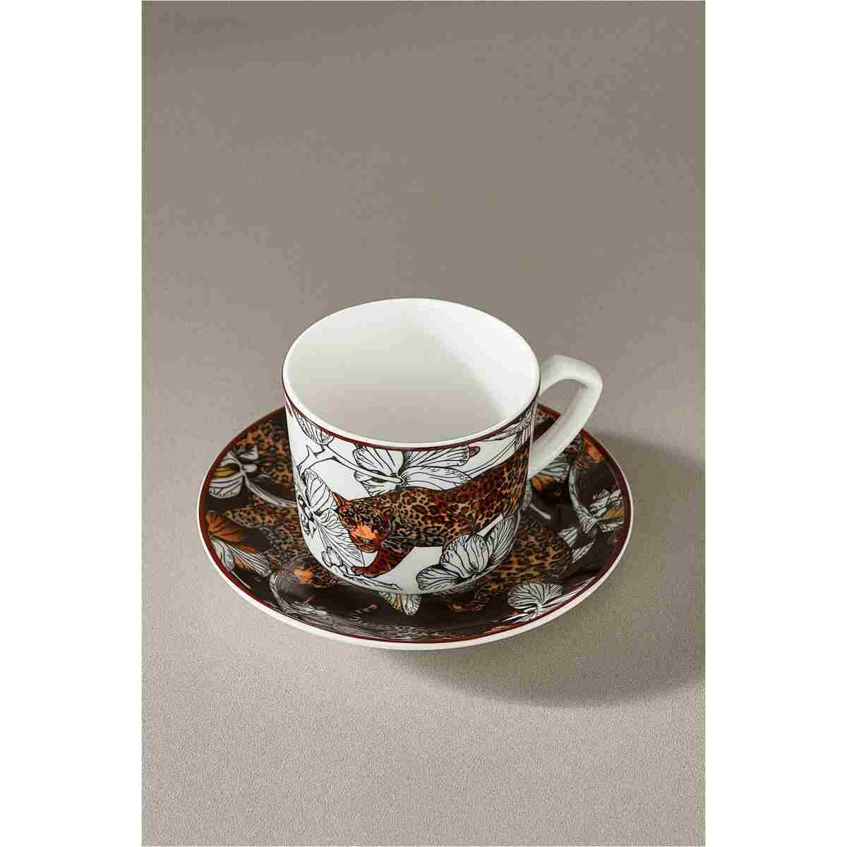 Karaca Tiger 2 Kişilik Kahve Fincan Takımı 80 Ml - Görsel 6