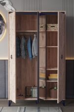 Modalife Çocuk Odası Takımı Karyola+Başlık&Gardırop&Çalışma Masası - Atlantik Çam - Görsel 3