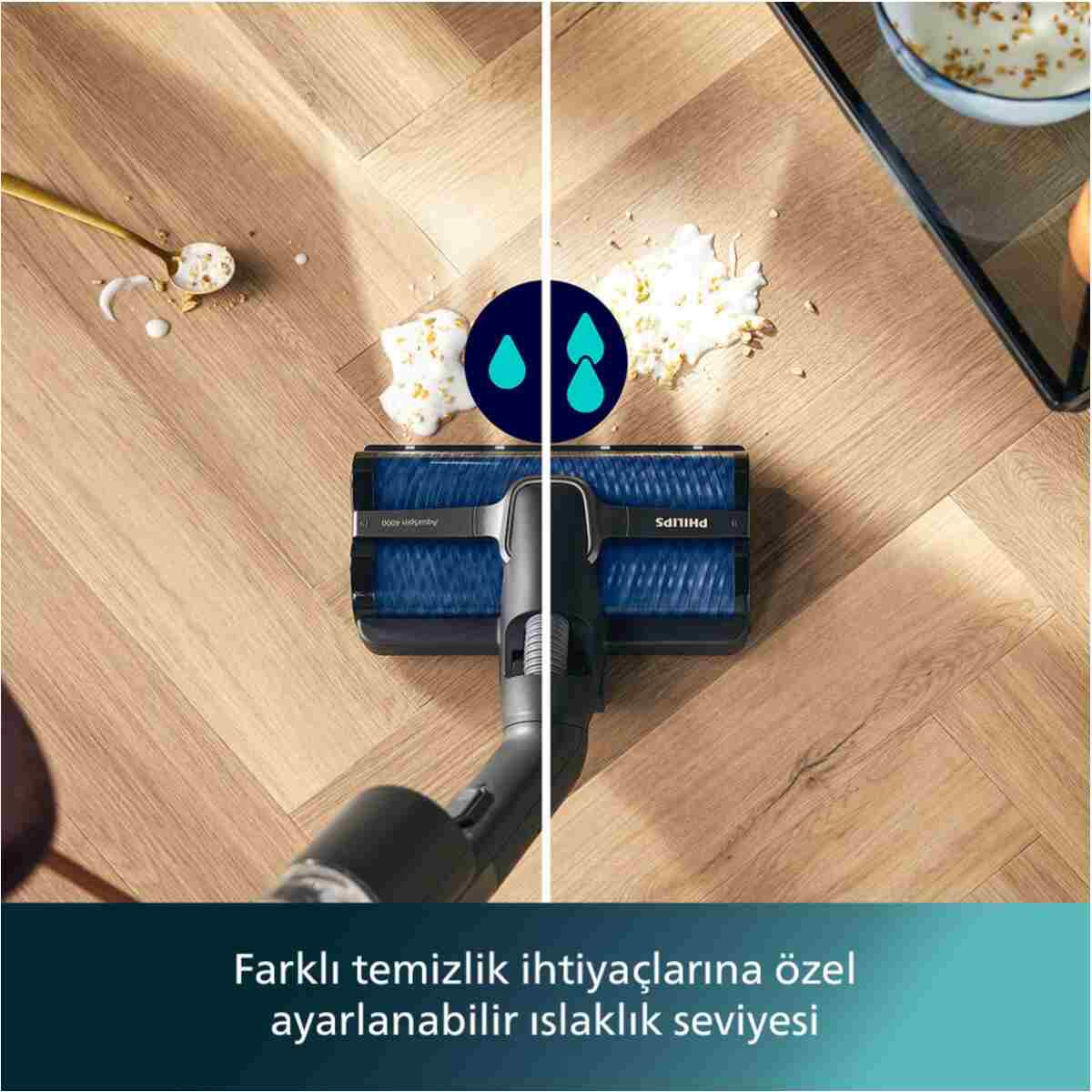 Philips 9000 Serisi AquaTrio Islak&Kuru Süpürge, Otomatik Temizleme, AquaSpin, PowerCyclone Aqua, XW9463/11 - Görsel 9
