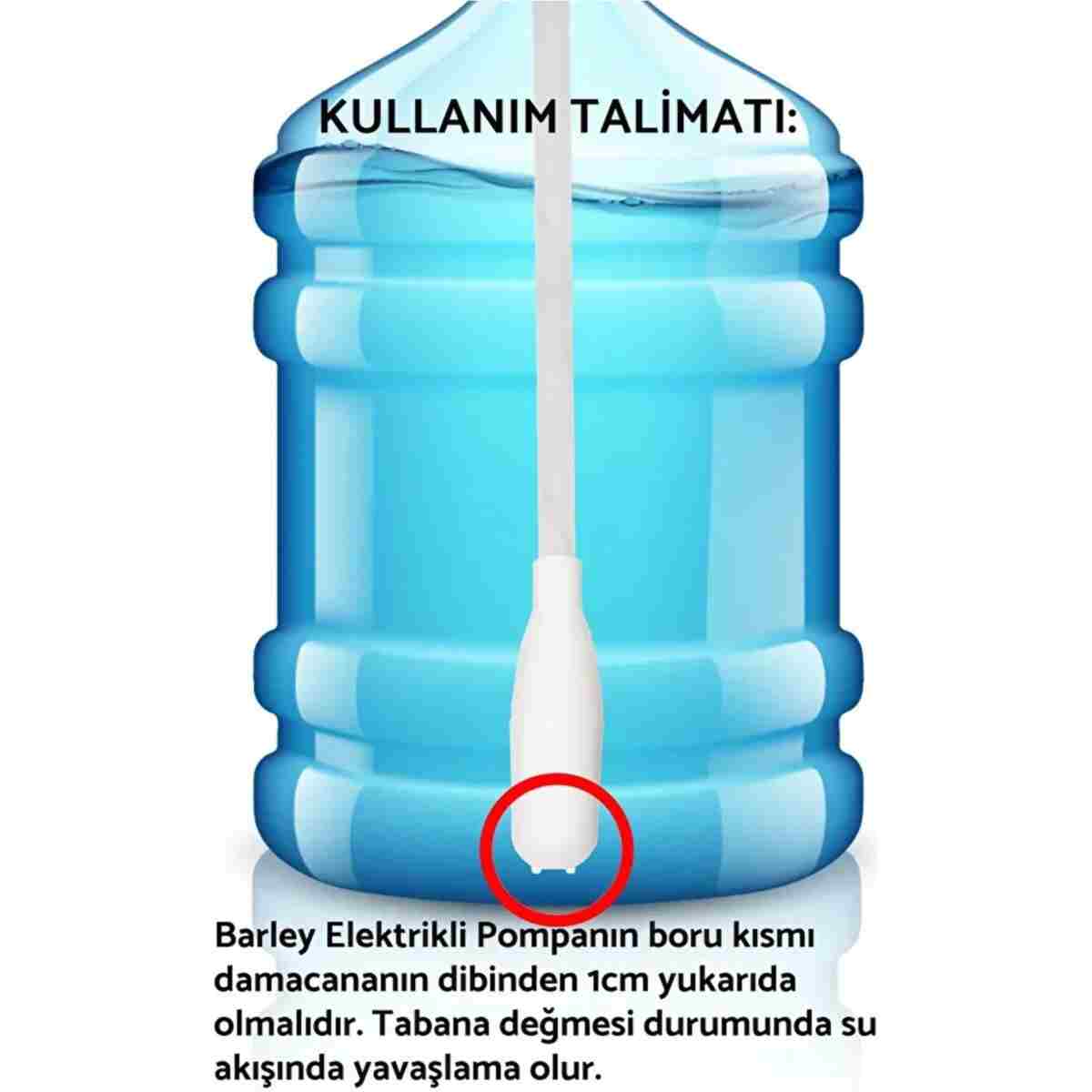 Vayomy Elektrikli Damacana Su Pompası Adaptörlü Su Sebili (Dakikada 18 Litre Su) - Görsel 4