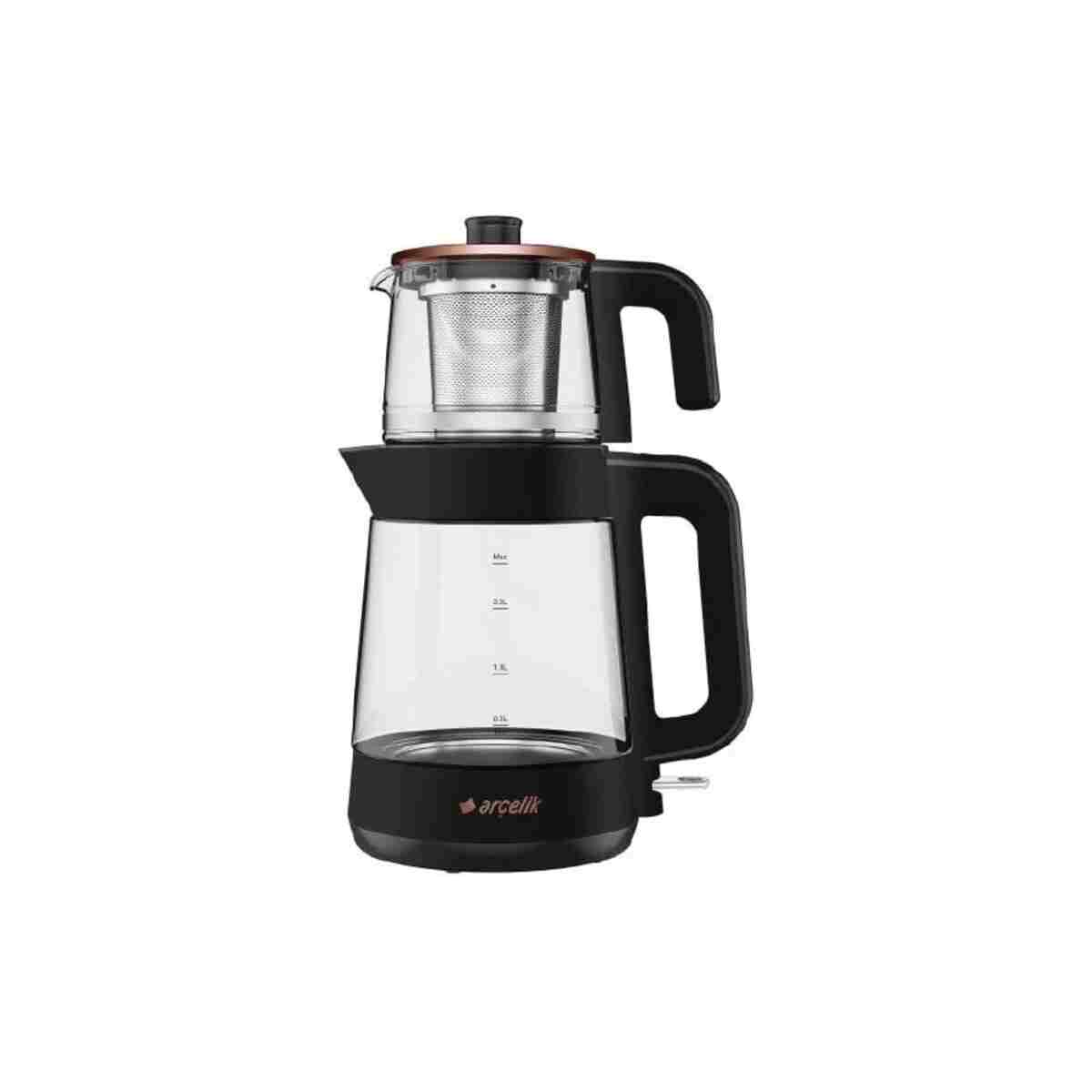 Arçelik Cm 6964 S Resital Siyah 1900 W Cam Demlikli Çay Makinesi - Görsel 6