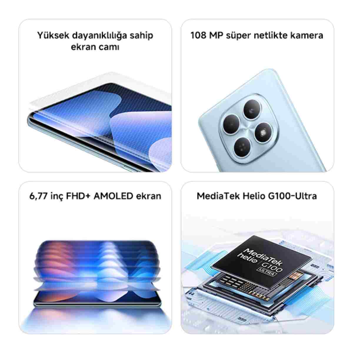 Redmi Note 15 8 GB+256 GB Siyah (Xiaomi Türkiye Garantili ) - Görsel 3