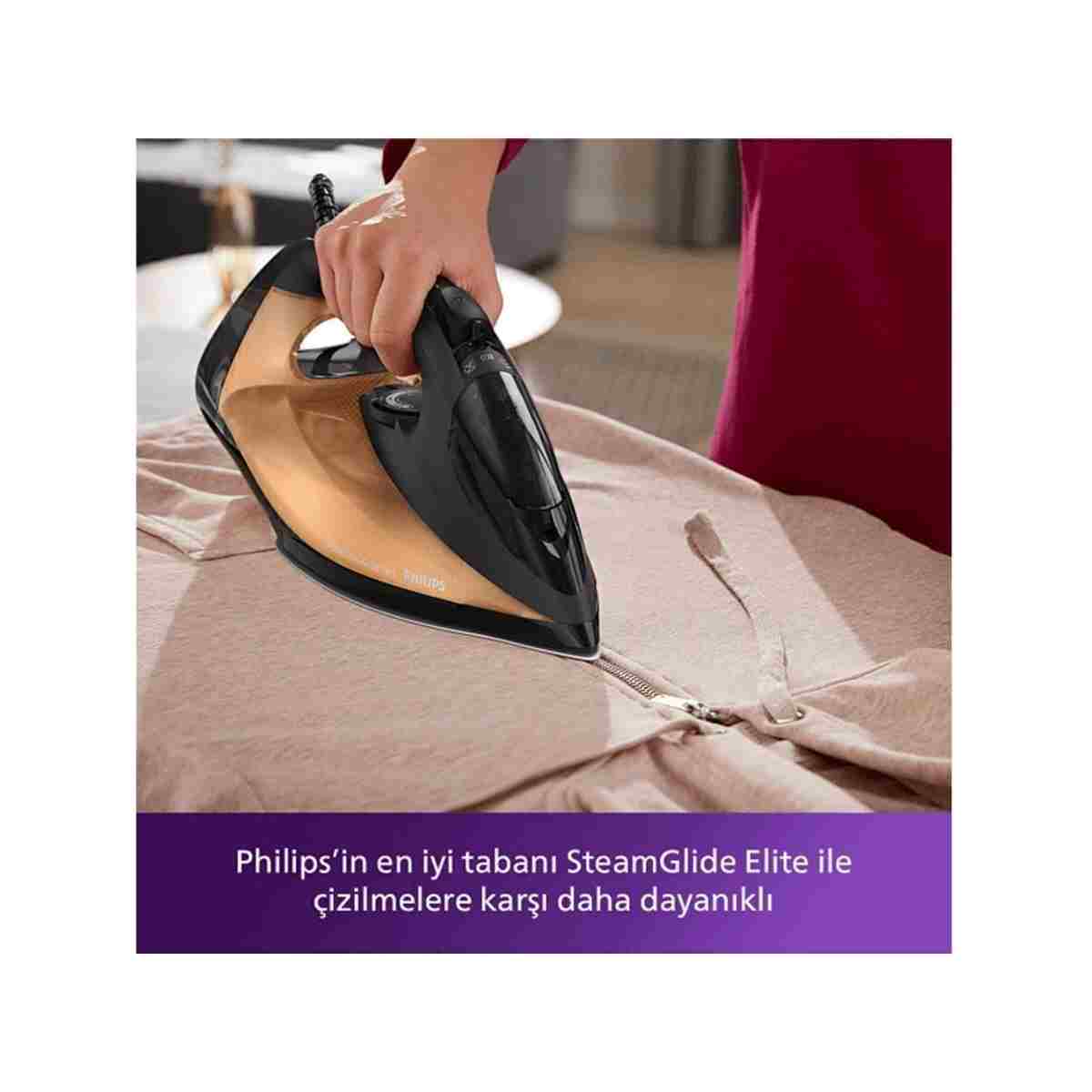 Philips 7000 Serisi Buharlı Ütü, 2800W, 50 g/dk Sürekli Buhar, 250 g Şok Buhar, DST7040/80 - Görsel 7
