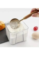 Kitchen Beauty 4 Adet Büyük Boy Paslanmaz Çelik Ahşap Saplı Ölçü Kaşığı Seti Ölçü Kabı 60ml 80ml 125ml 250ml - Görsel 3