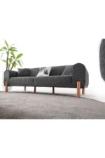 EDSY HOME Armoni 3+3+1 Koltuk Takımı Antrasit - Görsel 5