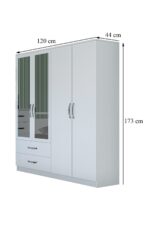 Metalia Gm 902 Kapadokya Aynalı Genç Odası Takımı - Görsel 4