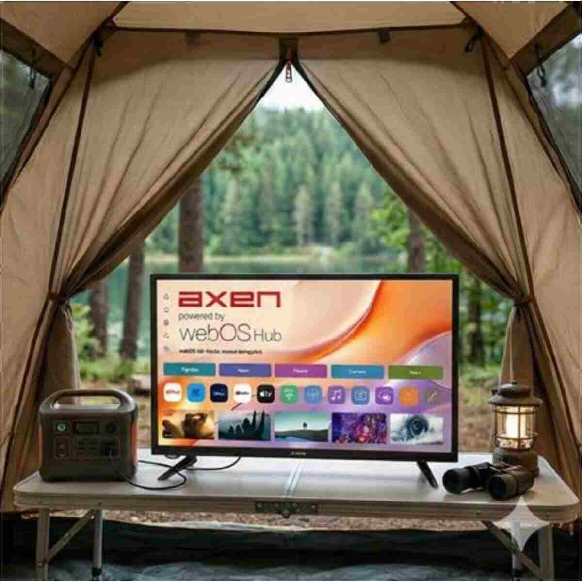 Axen 24 İnç webOS TV (AX24LEDI262C-S) 12 V Kamp, Tekne Uyumlu - Görsel 7