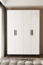 Metalia 4 Kapılı Beyaz Gardrop Dolap Gm 050 - Görsel 8