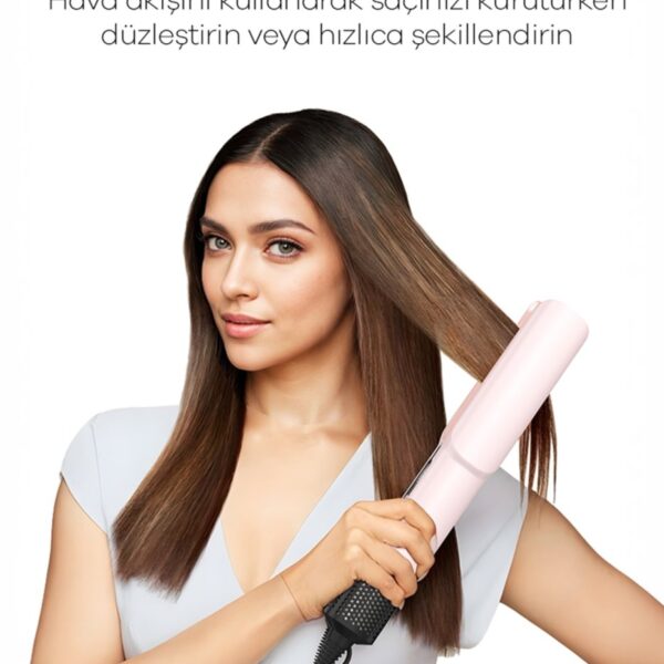 VERYFİT Airstrait Yüksek Hızlı Hava Üflemeli Saç Düzleştirici Ve Şekillendirici Fön Makinesi Islak / Kuru