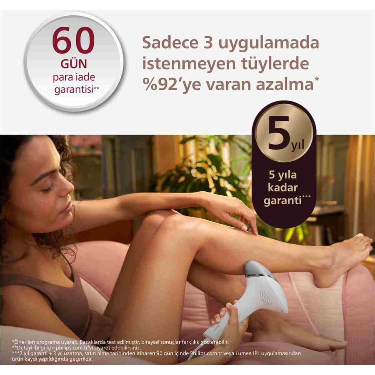 Philips Lumea 8000 Serisi BRI940/00 IPL Tüy Alma, Vücut için 1 Başlık, Çanta - Görsel 15