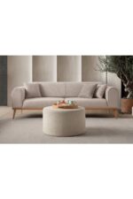 EDSY HOME Rebull 3+3+1+1 Koltuk Takımı Sütlü Kahve - Görsel 6