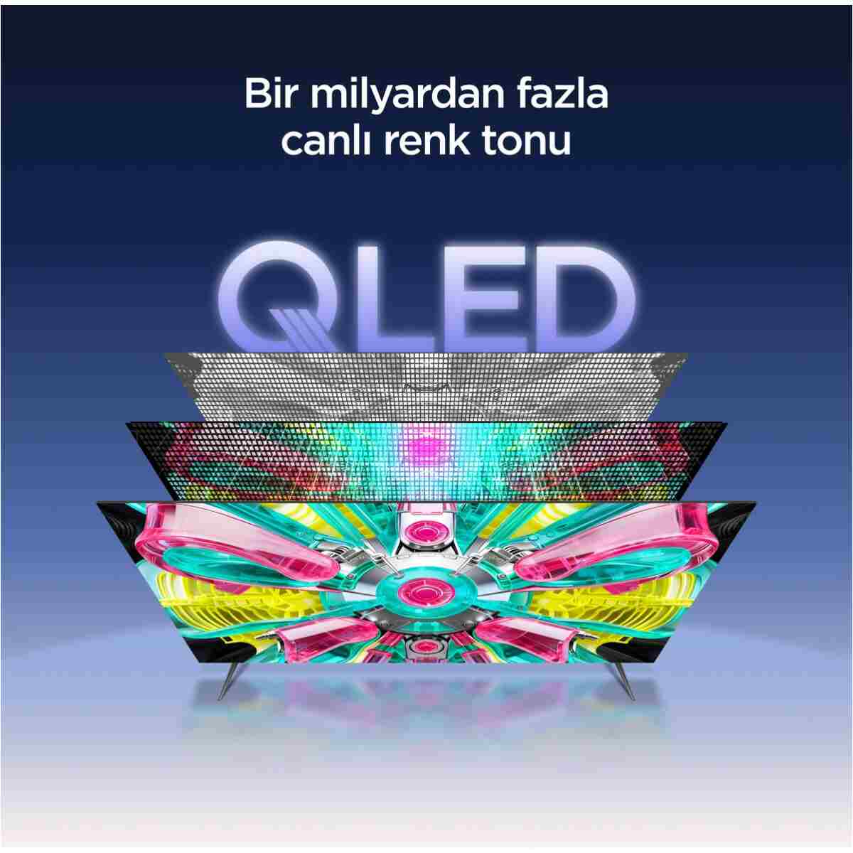 iFFALCON 55U75A 55 İnç Akıllı TV 4K QLED Google TV, 144Hz Yenileme Hızı (2026 Model) - Görsel 7