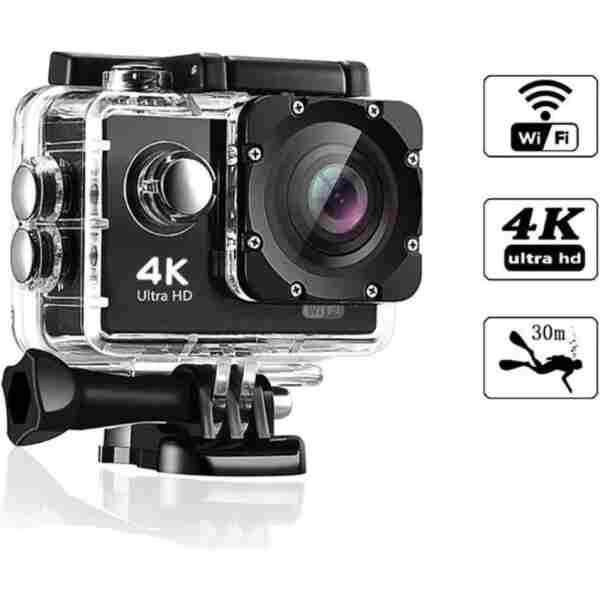 PREPARE 4K Ultra Hd 12Mp Wifi Waterproof 30m Su Geçirmez Aksiyon Kamera