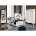 WENCE Akasya Modern Genç Odası Takımı Beyaz - 4 Parçalı Ve Tamamı 1. Kalite Mdf