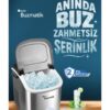 AURA Buzmatik Taşınabilir 12 Kg Kapasiteli Buz Makinesi