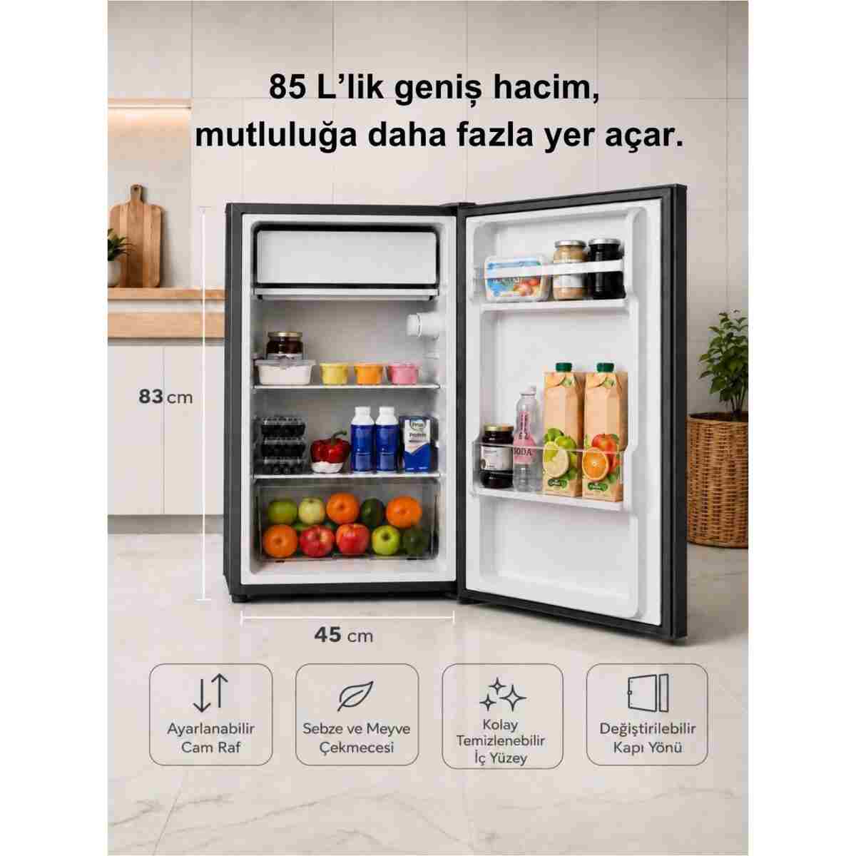 gblok BC-90E 85L Buzdolabı - Görsel 2