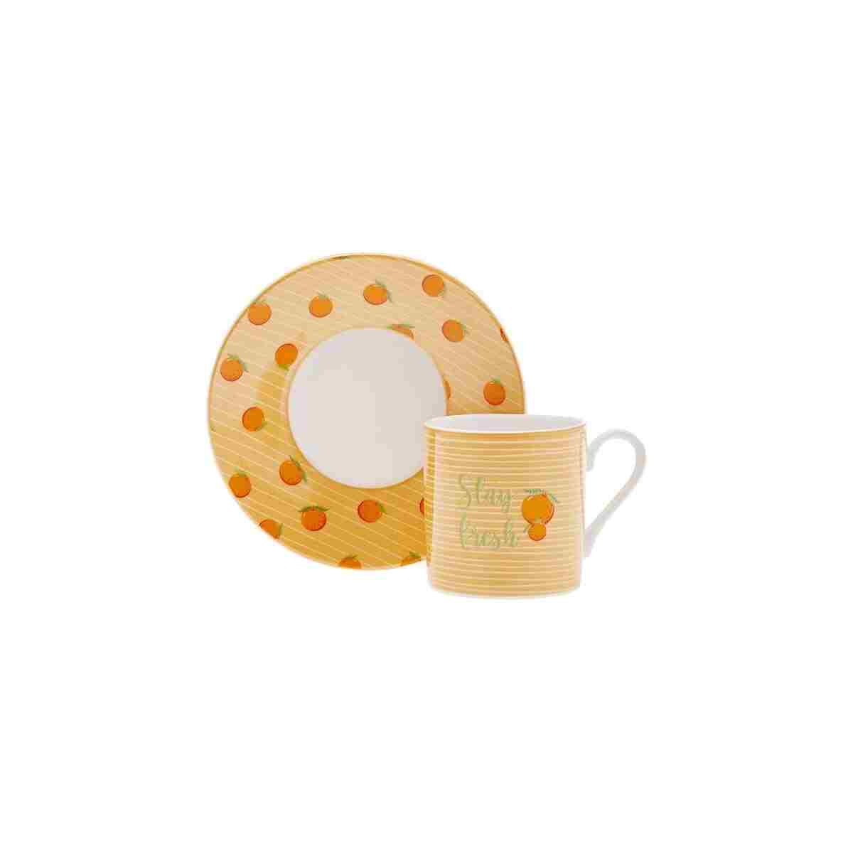 Karaca Fruitee 6 Kişilik Kahve Fincan Takımı 90 Ml - Görsel 17