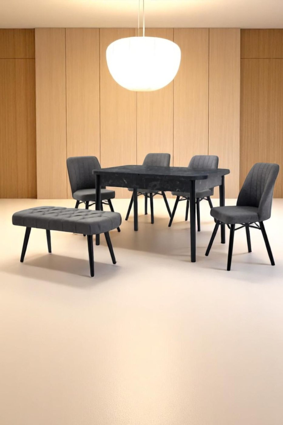 baee3af6c6c7930d542769f611486803 Kaktüs Avm Mutfak Masası Salon Masası Masa Sandalye Takımı Açılır Masa Bench Sandalye - Görsel 1