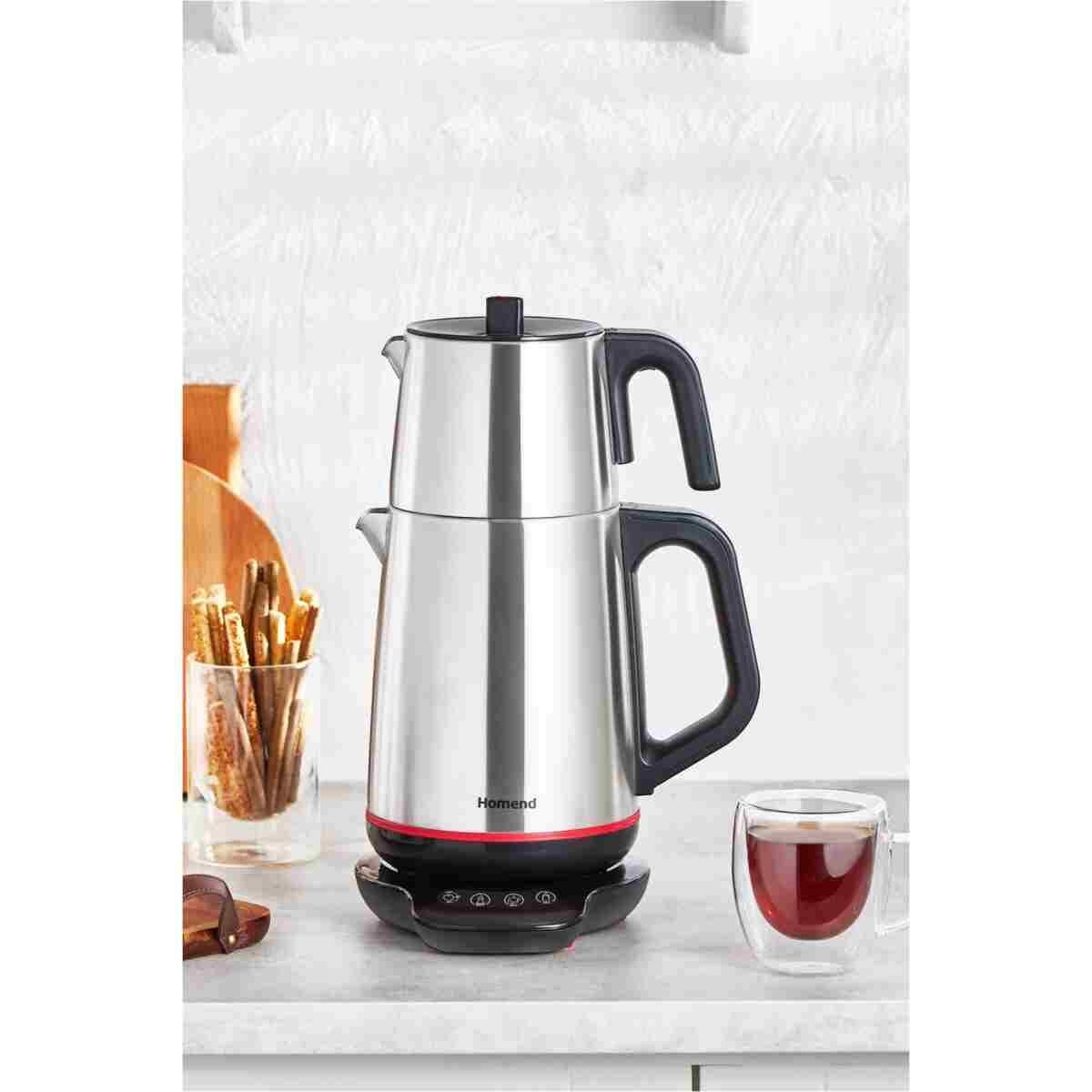 HOMEND Royaltea 1709h Konuşan Çay Makinesi (DOKUNMATİK BAZA) - Görsel 9